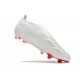adidas Predator Elite Laceless FG Biały Czerwony