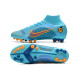 Buty Nike Mercurial Superfly 8 Elite AG Szary Niebieski Czarny