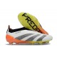 adidas Predator Elite Laceless FG Biały Czarny Pomarańczowy