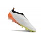 adidas Predator Elite Laceless FG Biały Czarny Pomarańczowy