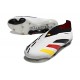 adidas Predator Elite Laceless FG Biały Czarny Czerwony Zawistny