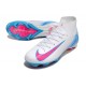 Nike Zoom Mercurial Superfly 10 Elite FG Biały Niebieski Różowy