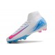 Nike Zoom Mercurial Superfly 10 Elite FG Biały Niebieski Różowy