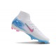Nike Zoom Mercurial Superfly 10 Elite FG Biały Niebieski Różowy