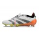 adidas Predator 24 Elite Foldover FG Biały Czarny Pomarańczowy