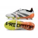 adidas Predator 24 Elite Foldover FG Biały Czarny Pomarańczowy