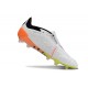 adidas Predator 24 Elite Foldover FG Biały Czarny Pomarańczowy