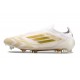 Korki adidas F50 Elite Sznurowadeł FG Biały Złoto