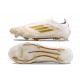 Korki adidas F50 Elite Sznurowadeł FG Biały Złoto