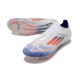 Korki adidas F50 Elite Sznurowadeł FG Biały Niebieski Czerwony