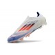 Korki adidas F50 Elite Sznurowadeł FG Biały Niebieski Czerwony
