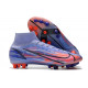 Buty Nike Mercurial Superfly 8 Elite AG Mbappe Fioletowy Srebrny metalik