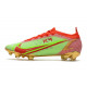 Korki Nike Mercurial Vapor 14 Elite FG Zielony Czerwony Złoty