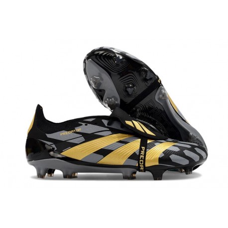 adidas Predator 24 Elite Foldover FG Czarny Złoto