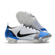 Korki Nike Mercurial Vapor 14 Elite FG Biały Niebieski Czarny 