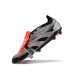 adidas Predator 24 Elite Foldover FG Czarny Srebro Czerwony