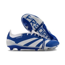 adidas Predator 24 Elite Foldover FG Niebieski Biały