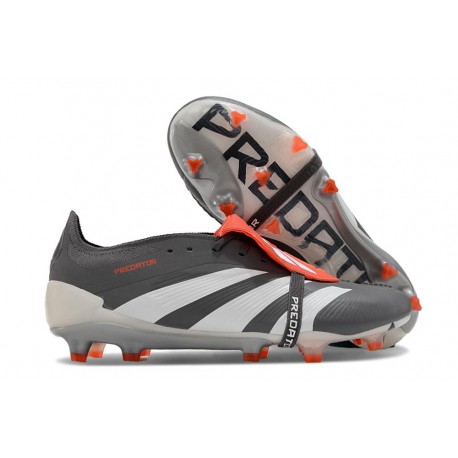 adidas Predator 24 Elite Foldover FG Czarny Biały Czerwony