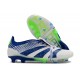 adidas Predator 24 Elite Foldover FG Biały Niebieski Zielony