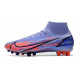 Buty Nike Mercurial Superfly 8 Elite AG Mbappe Fioletowy Srebrny metalik