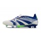 adidas Predator 24 Elite Foldover FG Biały Niebieski Zielony