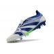 adidas Predator 24 Elite Foldover FG Biały Niebieski Zielony
