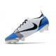 Korki Nike Mercurial Vapor 14 Elite FG Biały Niebieski Czarny 