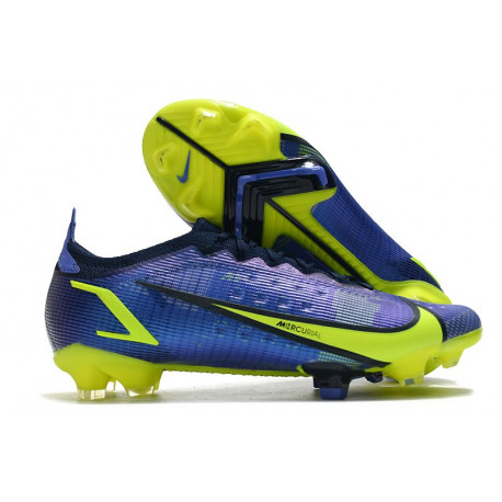 Nike Mercurial Vapor 14 Elite FG Recharge - Szafir Volt Niebieskie