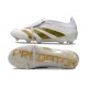 adidas Predator 24 Elite Foldover FG Biały Złoty