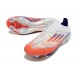 Buty Piłkarskie adidas F50 + Elite FG Biały Czerwony Niebieski