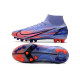Buty Nike Mercurial Superfly 8 Elite AG Mbappe Fioletowy Srebrny metalik