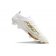 Buty Piłkarskie adidas F50 + Elite FG Biały Złoto