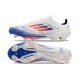 Buty Piłkarskie adidas F50 + Elite FG Biały Niebieski Czerwony