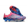 Buty Piłkarskie adidas F50 + Elite FG Niebieski Biały Różowy