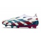 adidas Predator Elite Laceless FG Biały Czerwony Niebieski