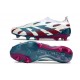 adidas Predator Elite Laceless FG Biały Czerwony Niebieski