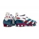adidas Predator Elite Laceless FG Biały Czerwony Niebieski