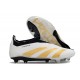 adidas Predator Elite Laceless FG Biały Złoty