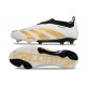 adidas Predator Elite Laceless FG Biały Złoty