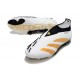 adidas Predator Elite Laceless FG Biały Złoty