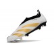 adidas Predator Elite Laceless FG Biały Złoty