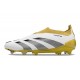 adidas Predator Elite Laceless FG Biały Złoto 