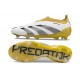 adidas Predator Elite Laceless FG Biały Złoto 
