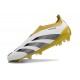 adidas Predator Elite Laceless FG Biały Złoto 