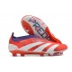 adidas Predator Elite Laceless FG Czerwony Biały 
