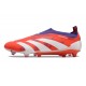 adidas Predator Elite Laceless FG Czerwony Biały 