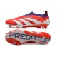 adidas Predator Elite Laceless FG Czerwony Biały 