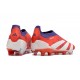 adidas Predator Elite Laceless FG Czerwony Biały 