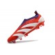 adidas Predator Elite Laceless FG Czerwony Biały 
