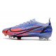 Korki Nike Mercurial Vapor 14 Elite FG Mbappe Fioletowy Srebrny metalik